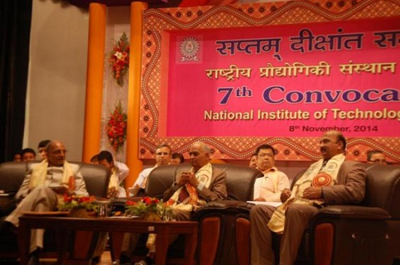 NIT Agartala holds 7th convocation, stress on practical solutions NIT Agartala holds 7th convocation, stress on practical solutions